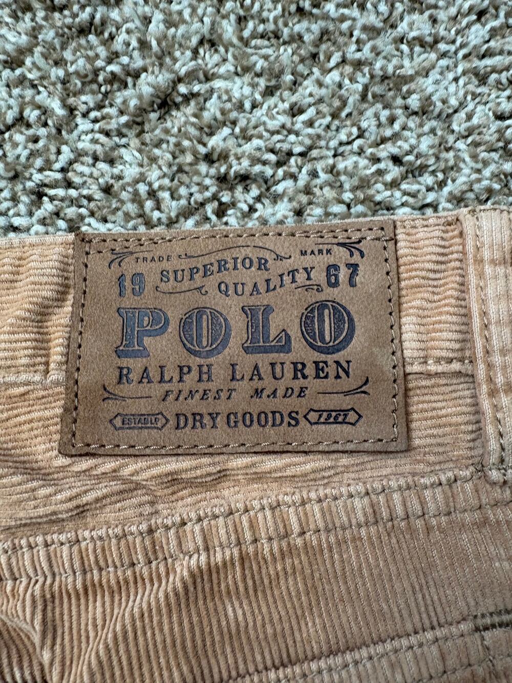 Vintage Polo Ralph Lauren Dry Goods Corduroy Pants Womens Size 30x30